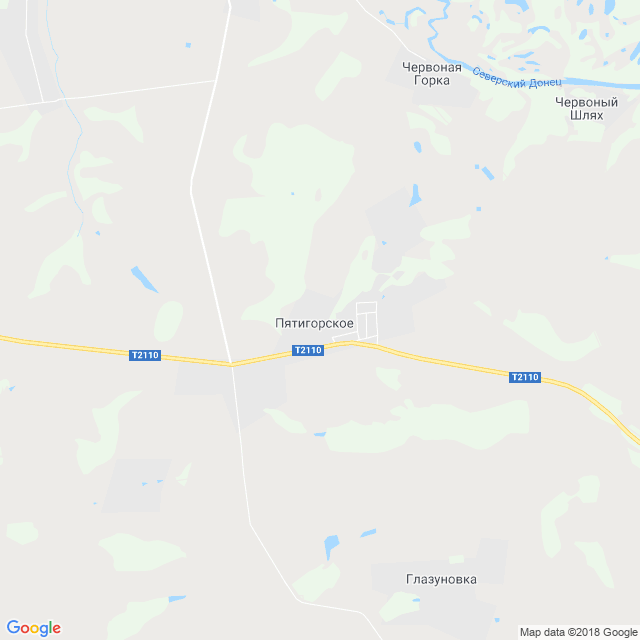 карта Пятигорское