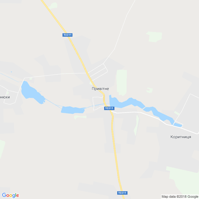 карта Привітне