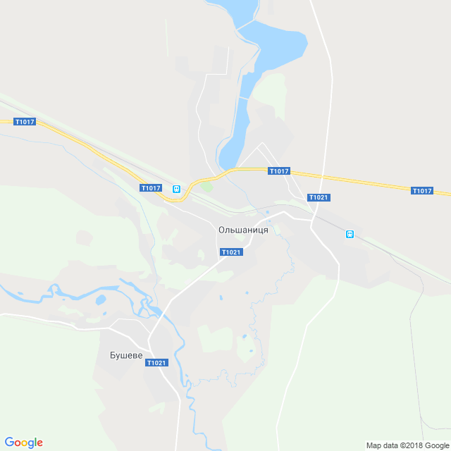 карта Ольшаниця