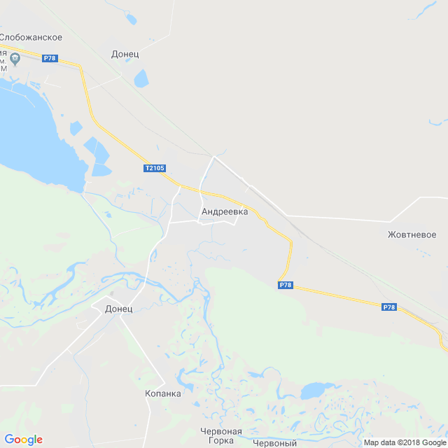 карта Андреевка