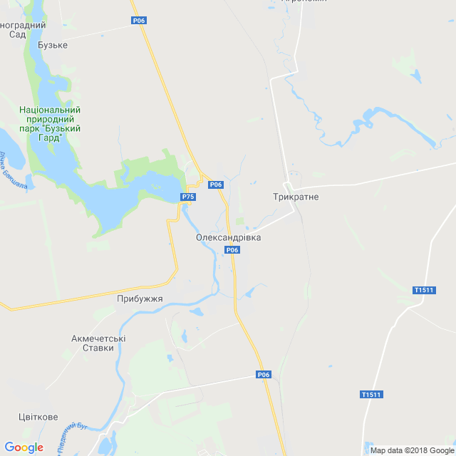карта Олександрівка
