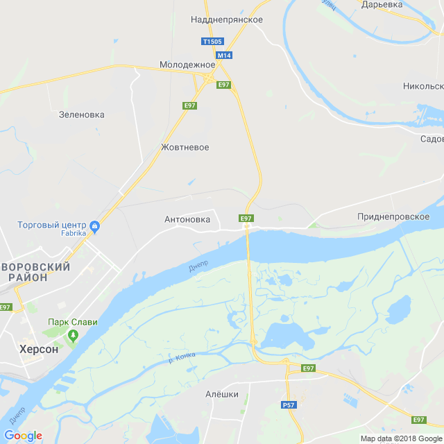 карта Антоновка