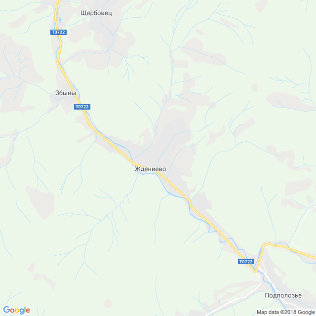 карта Ждениево