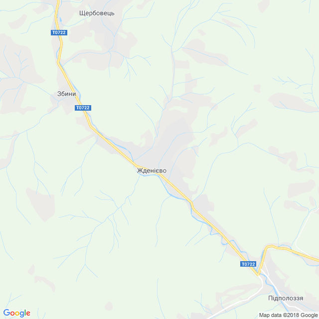 карта Жденієво