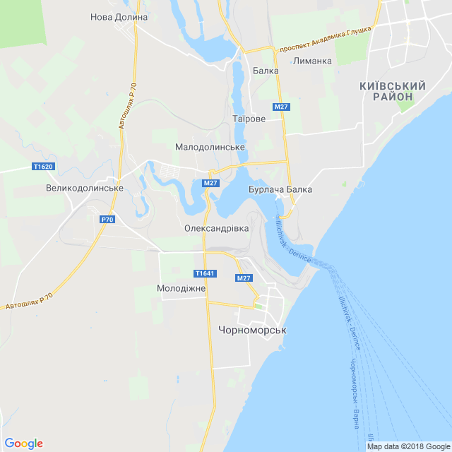 карта Олександрівка