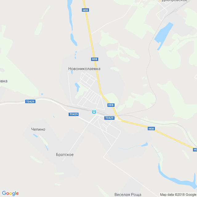 карта Новониколаевка