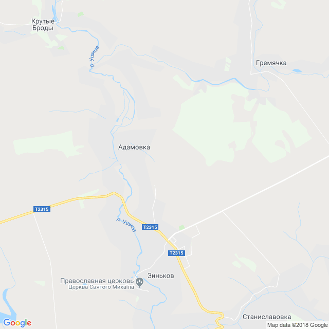карта Адамовка