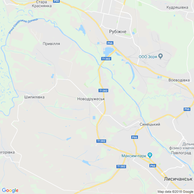 карта Новодружеськ