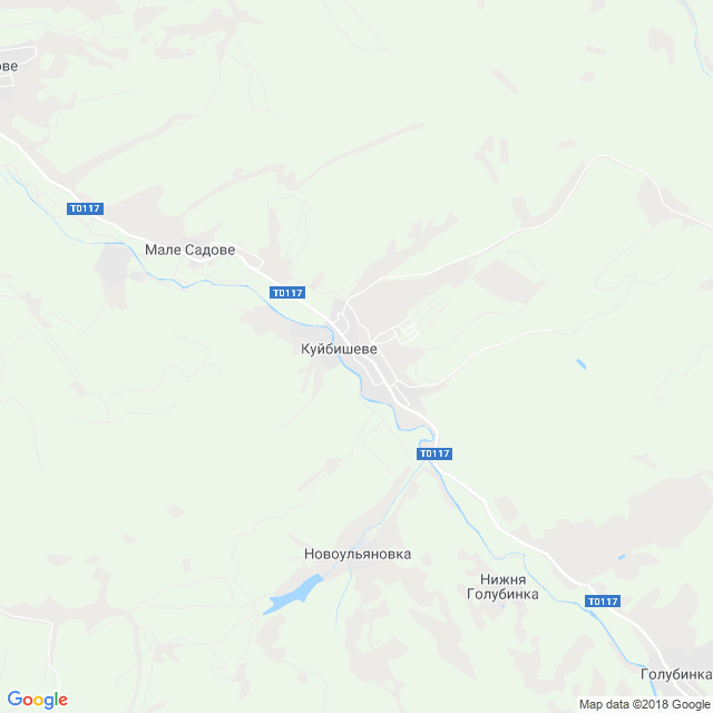карта Куйбишеве