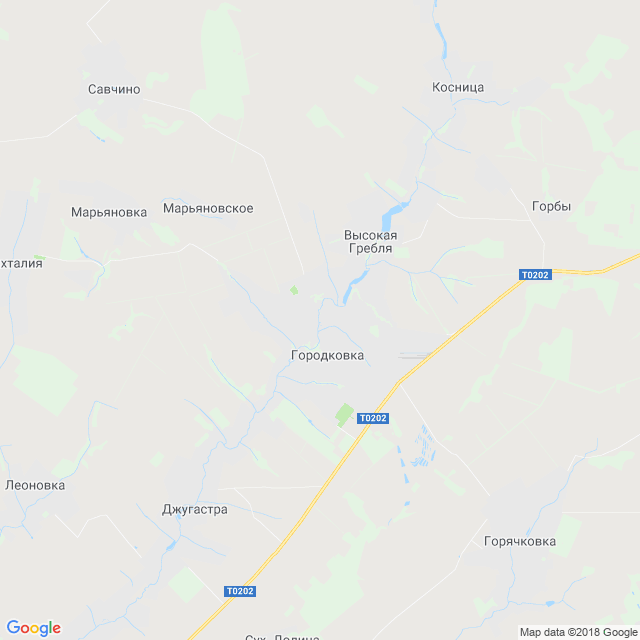 карта Городковка