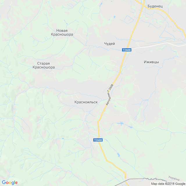 карта Красноильск
