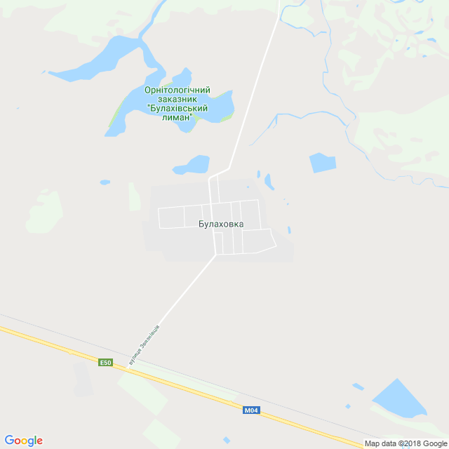 карта Булаховка
