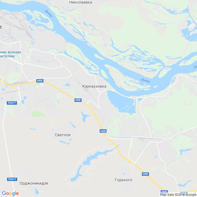 карта Карнауховка
