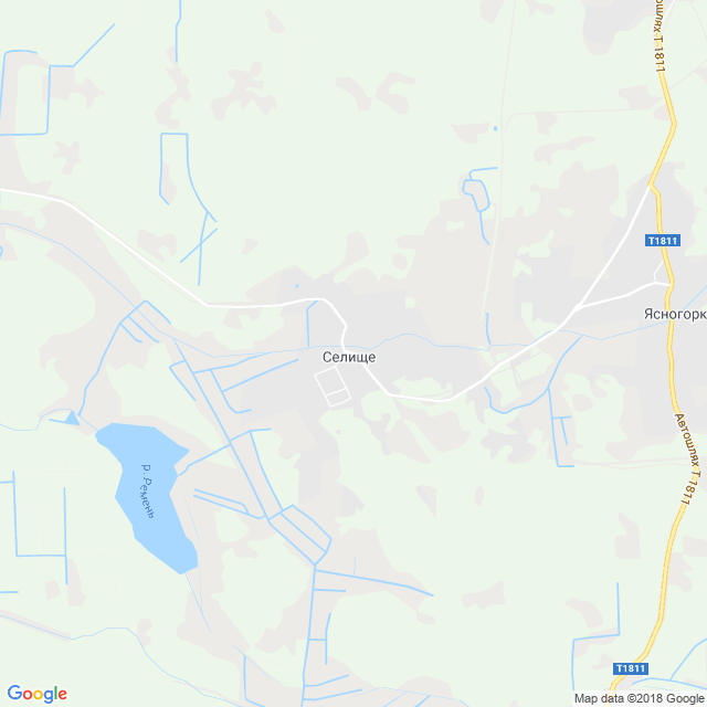 карта Селище