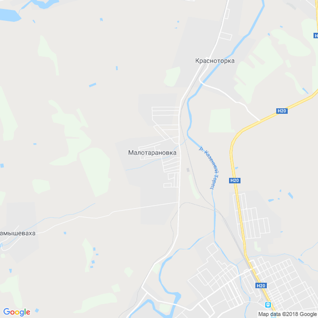 карта Малотарановка