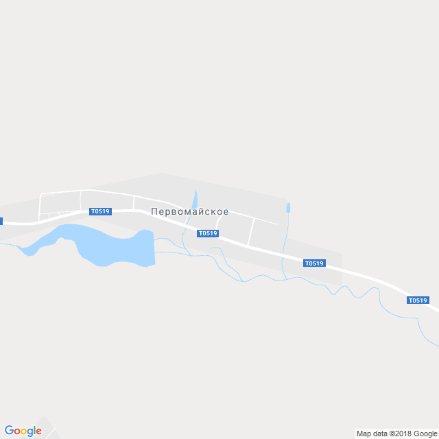 карта Первомайское
