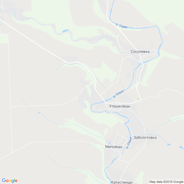 карта Улашковцы