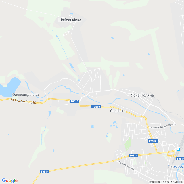 карта Шабельківка