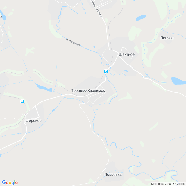 карта Троицко-Харцызск