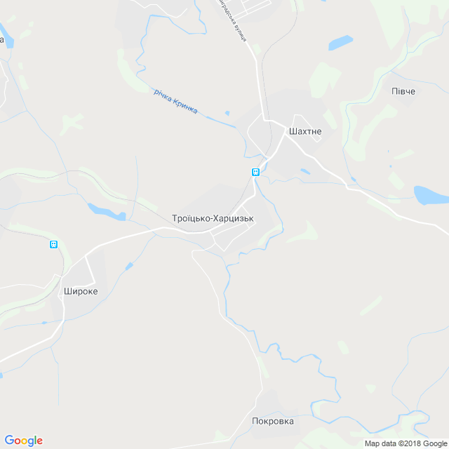 карта Троїцько-Харцизьк
