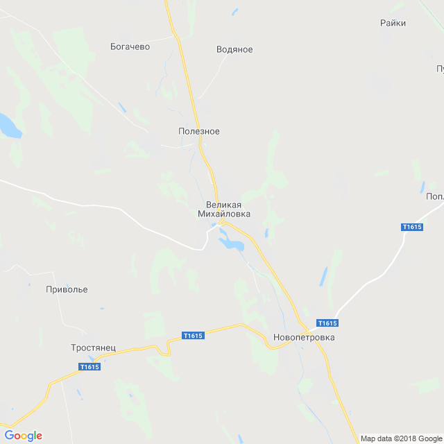 карта Великая Михайловка