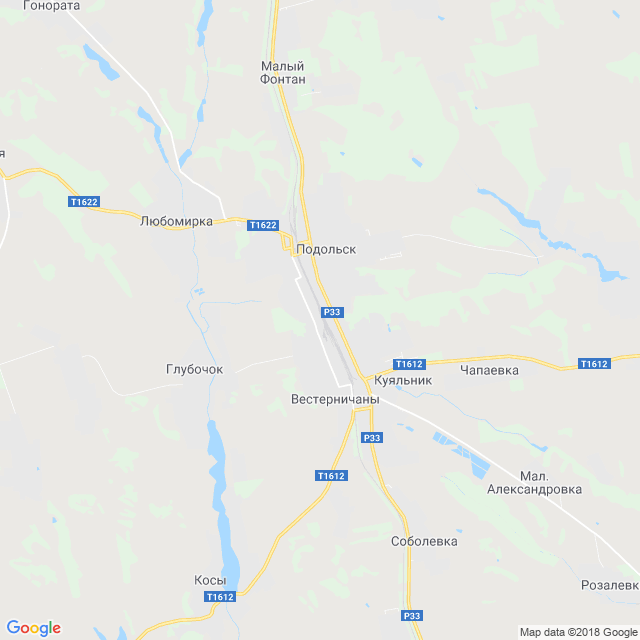 карта Подольск
