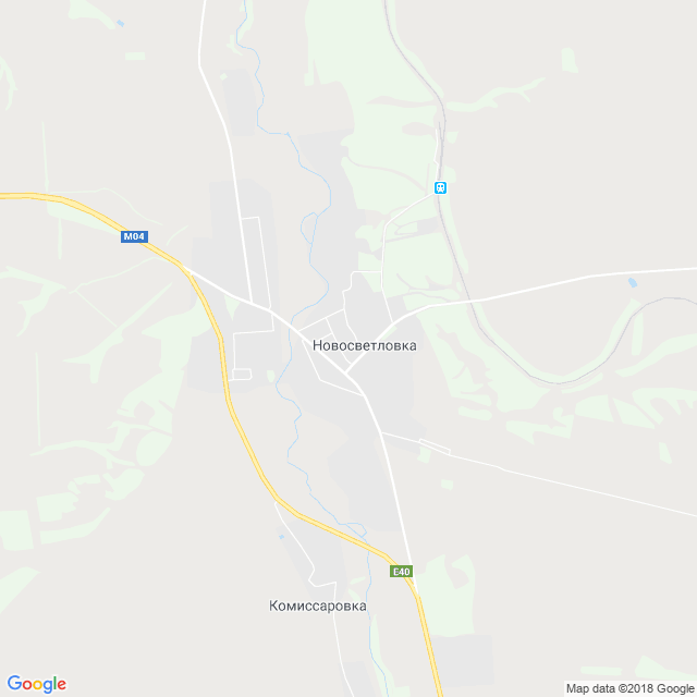 карта Новосветловка