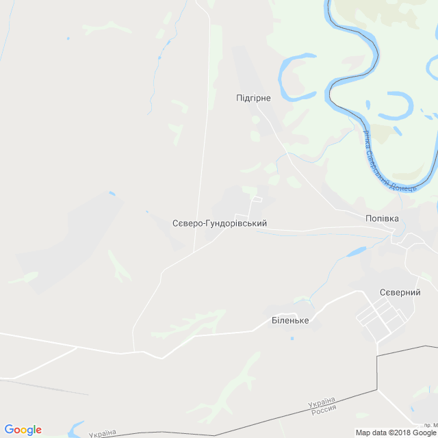 карта Сєверо-Гундорівський
