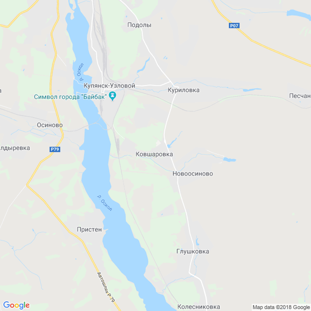 карта Ковшаровка