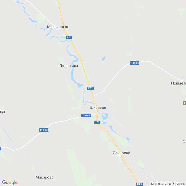 карта Ширяево
