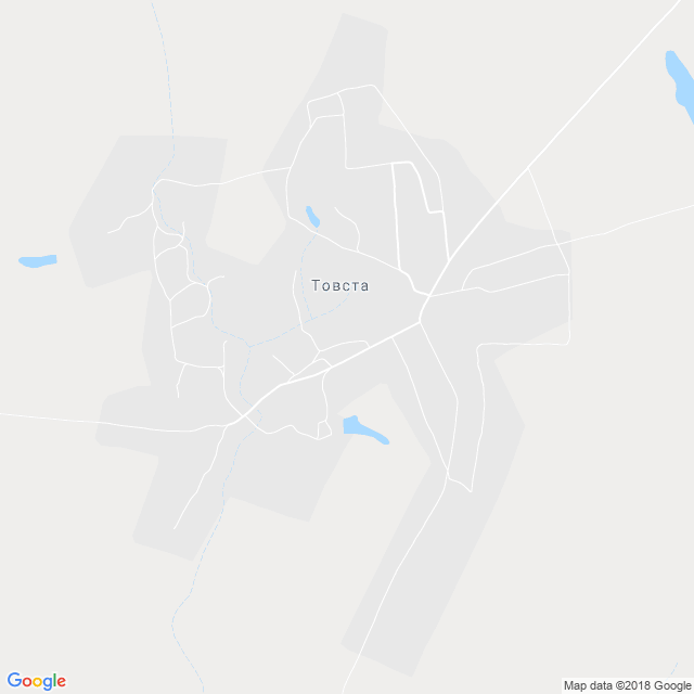 карта Товста