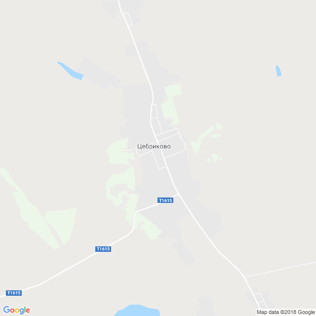 карта Цебриково