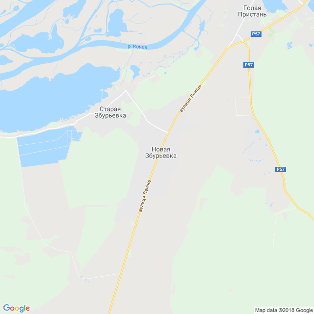 карта Новая Збурьевка