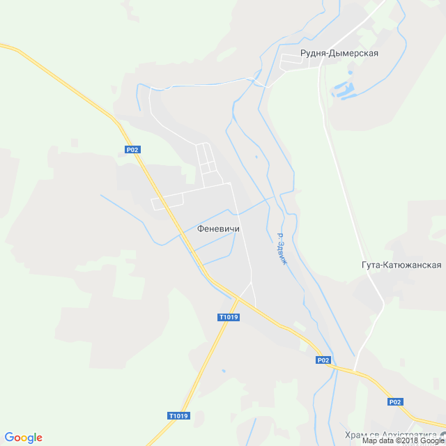 карта Феневичи