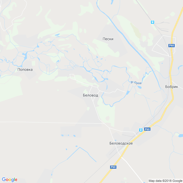 карта Беловод