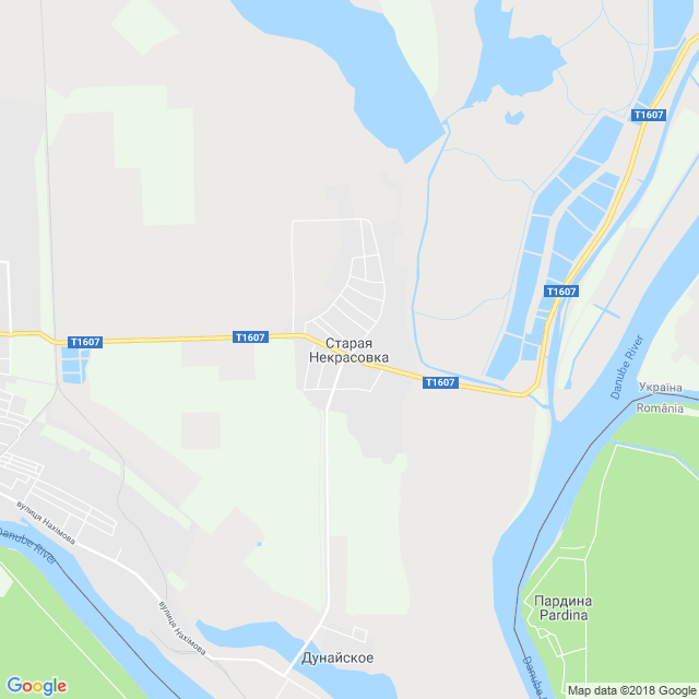 карта Старая Некрасовка