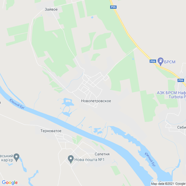 карта Новопетровское