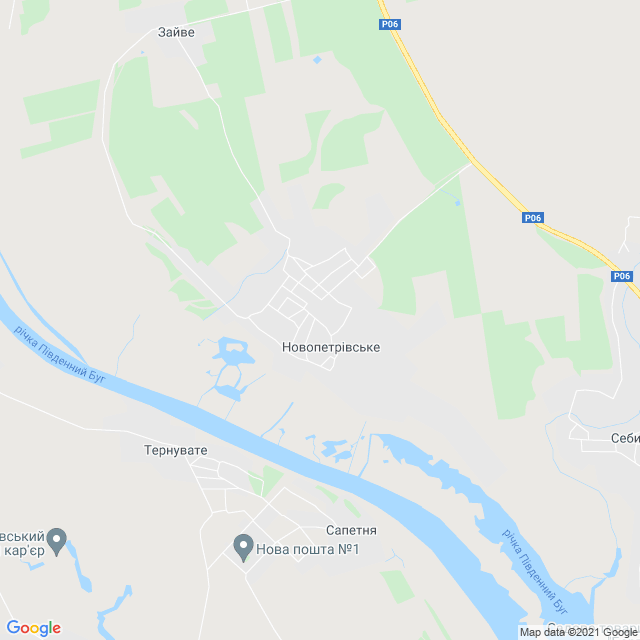 карта Новопетрівське