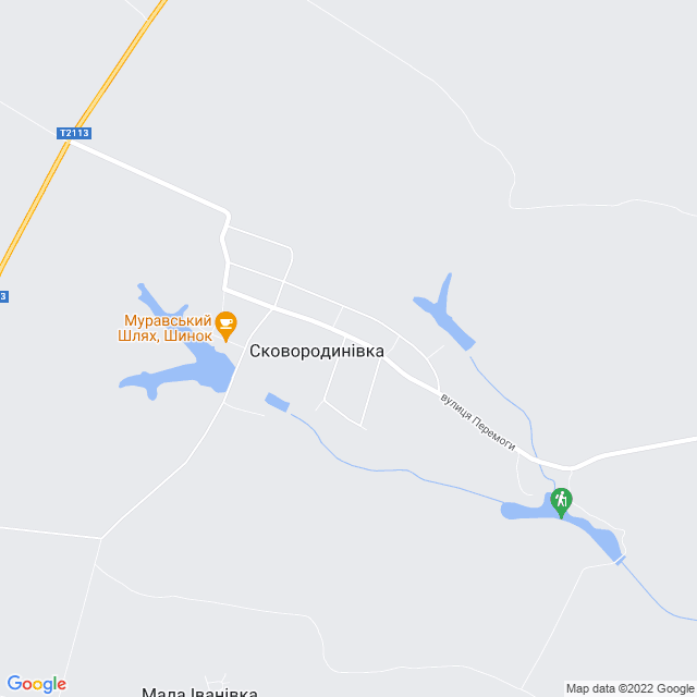 карта Сковородинівка