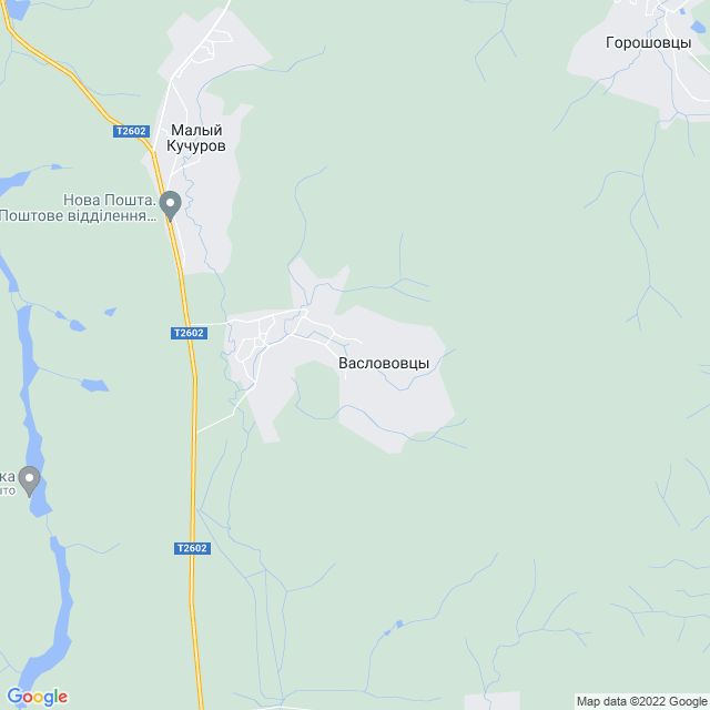 карта Васлововцы