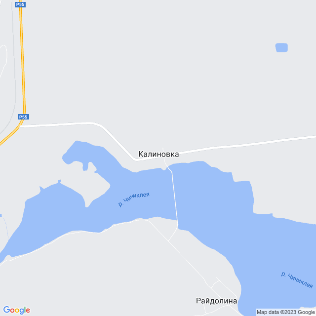 карта Калиновка