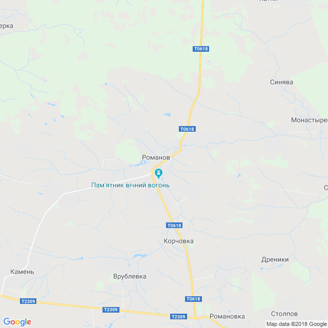 карта Романов