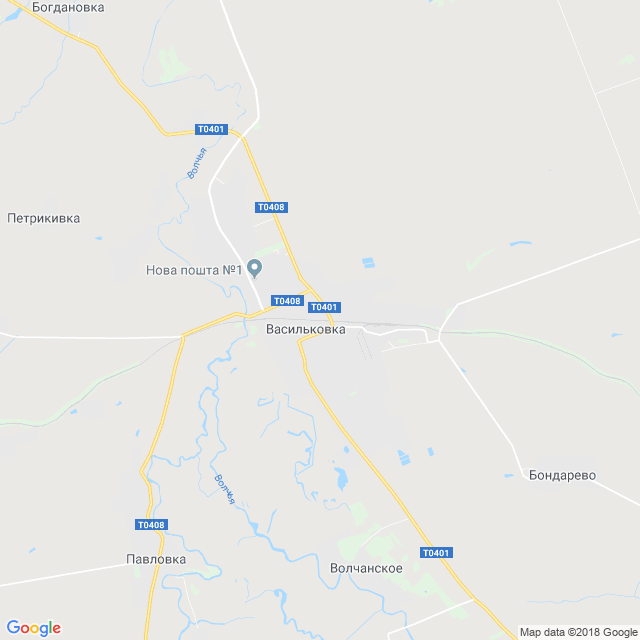 карта Васильковка