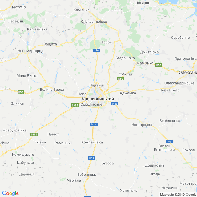 карта Кропивницький район