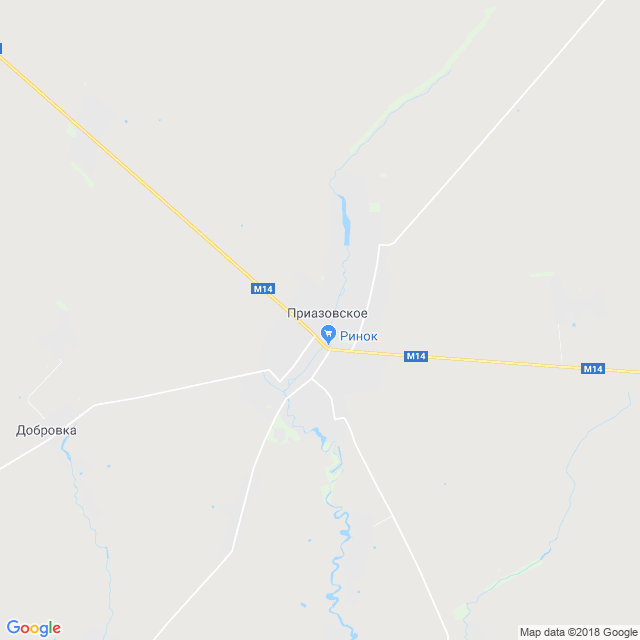 карта Приазовское