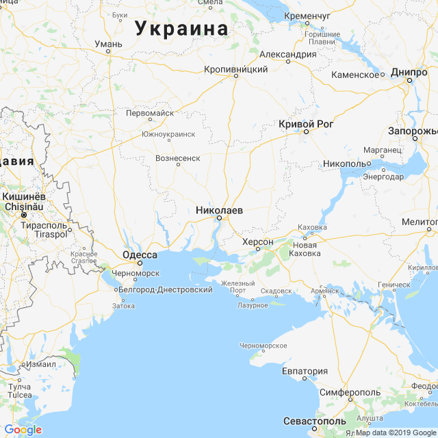 карта Николаевская область