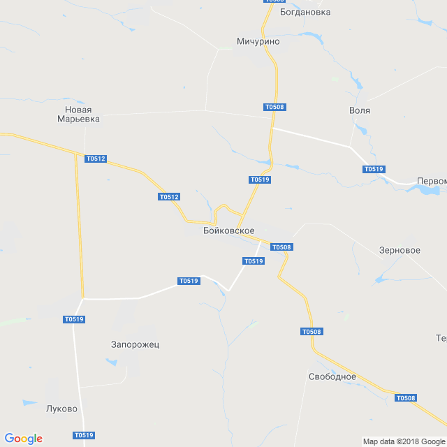 карта Бойковское