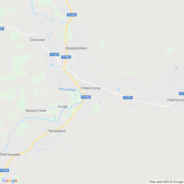 карта Новопсков