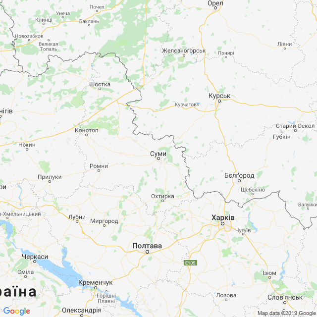карта Сумська область