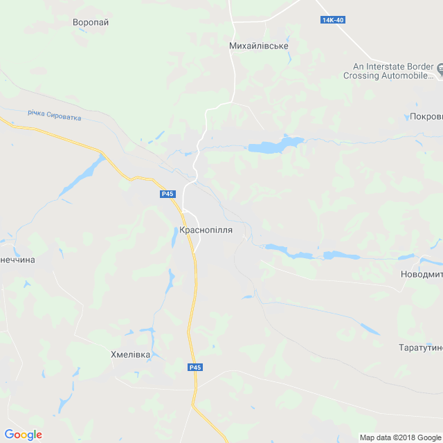 карта Краснопілля